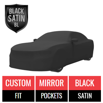 Black Satin BL - Black Car Cover for Dodge Charger 2017 Sedan 4-Door