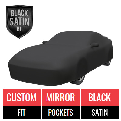 Black Satin BL - Black Car Cover for Ford Mustang 2004 Convertible 2-Door