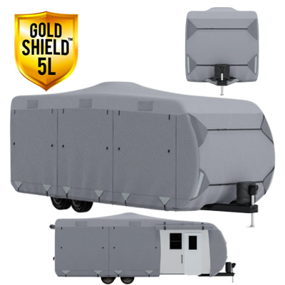 Gold Shield 5L - RV Cover for Travel Trailer 16' To 18' Feet Long