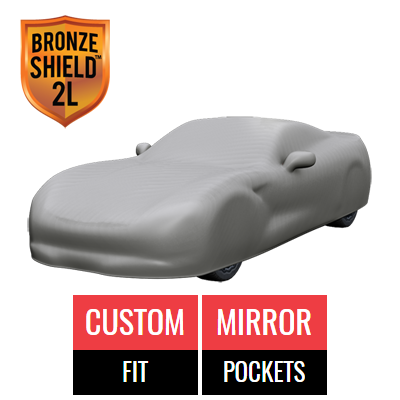 Bronze Shield 2L - Car Cover for Chevrolet Corvette Stingray 2020 Convertible 2-Door with HIGH Wing Spoiler