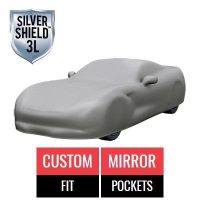 Silver Shield 3L - Car Cover for Chevrolet Corvette Stingray 2023 Coupe 2-Door with HIGH Wing Spoiler