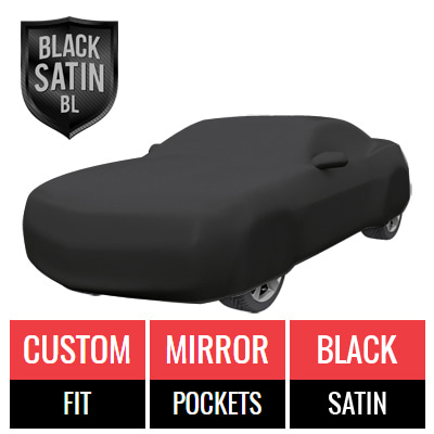 Black Satin BL - Black Car Cover for Chevrolet Camaro 2015 Coupe 2-Door
