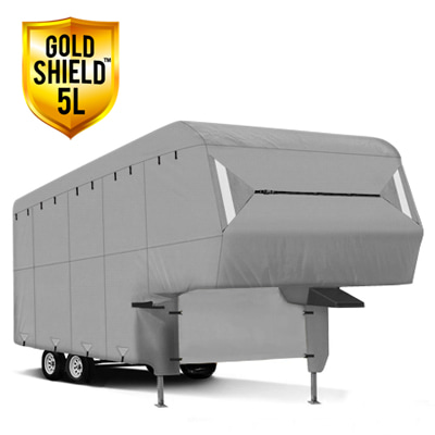 Gold Shield 5L - RV Cover for Fifth Wheel Trailer 41' To 45' Feet Long