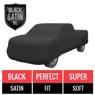 Black Satin BL - Black Car Cover for Subaru Baja 2003 Crew Cab Pickup