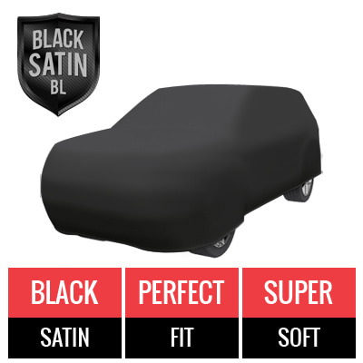 Black Satin BL - Black Car Cover for Honda Pilot 2004 SUV 4-Door
